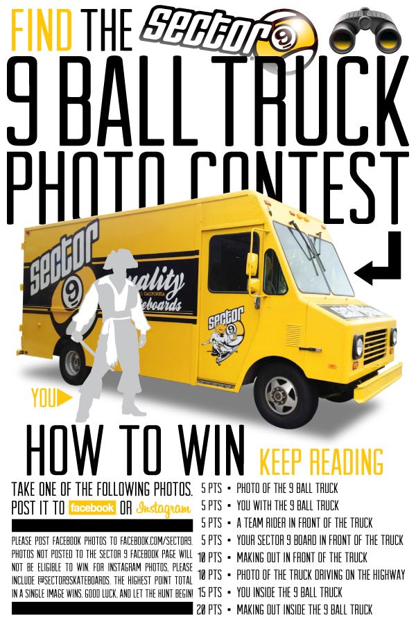 FIND THE 9-BALL TRUCK!