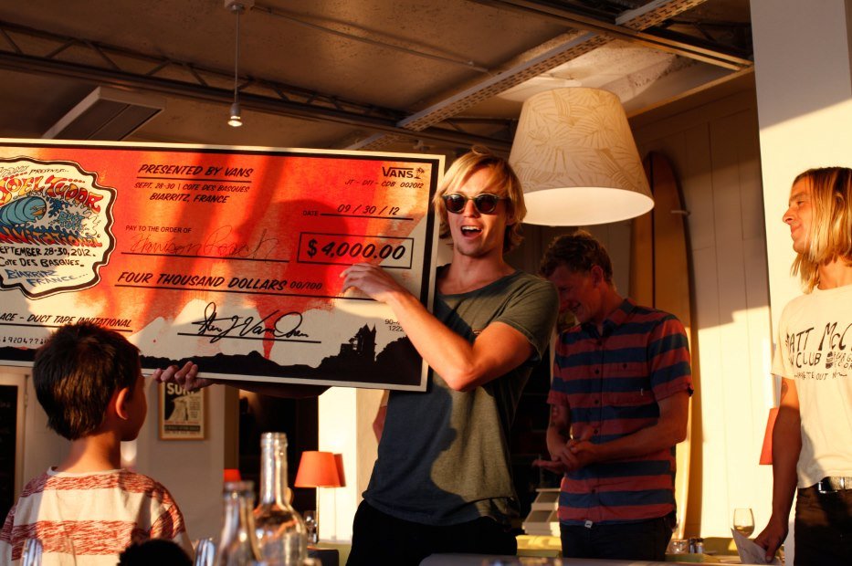 HARRISON ROACH PULLS OFF THE DUCT TAPE