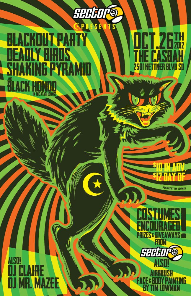 SECTOR 9 PRESENTS: THE CASBAH HALLOWEEN PARTY