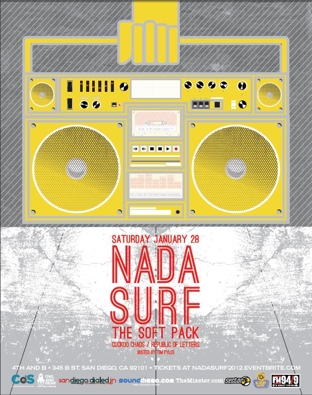 NADA SURF @ 4TH AND B!