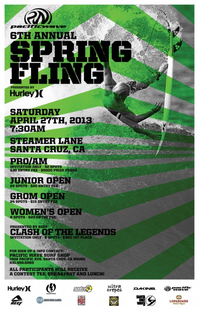 PAC WAVE'S SPRING FLING THIS SATURDAY!