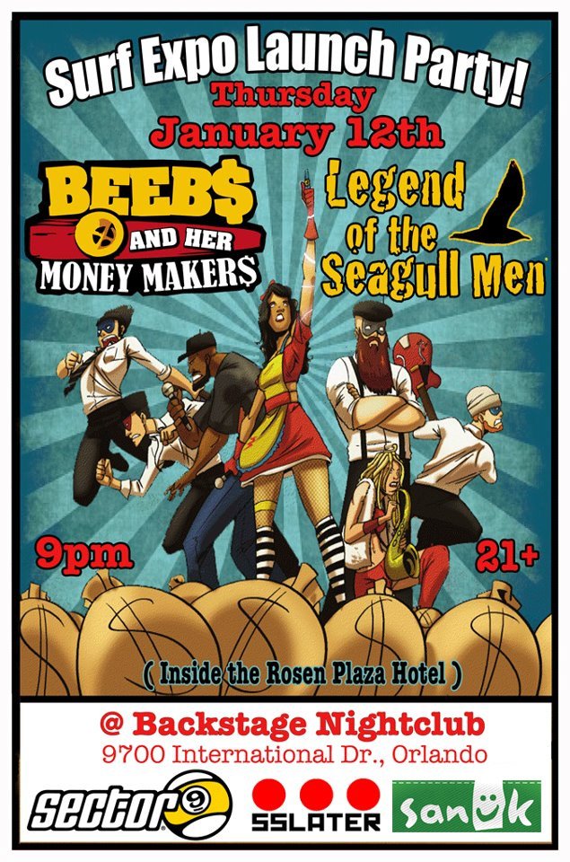 SECTOR 9'S SURF EXPO LAUNCH PARTY!