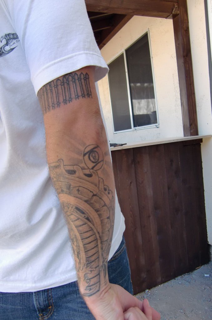TATTOOSDAY #12 - ANOTHER FOREARM GETS THE 9-BALL!