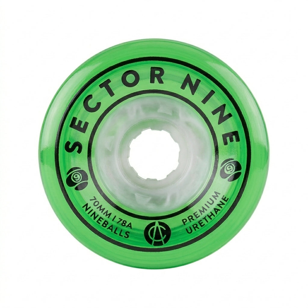 70mm 78a Nineball Green Clovers