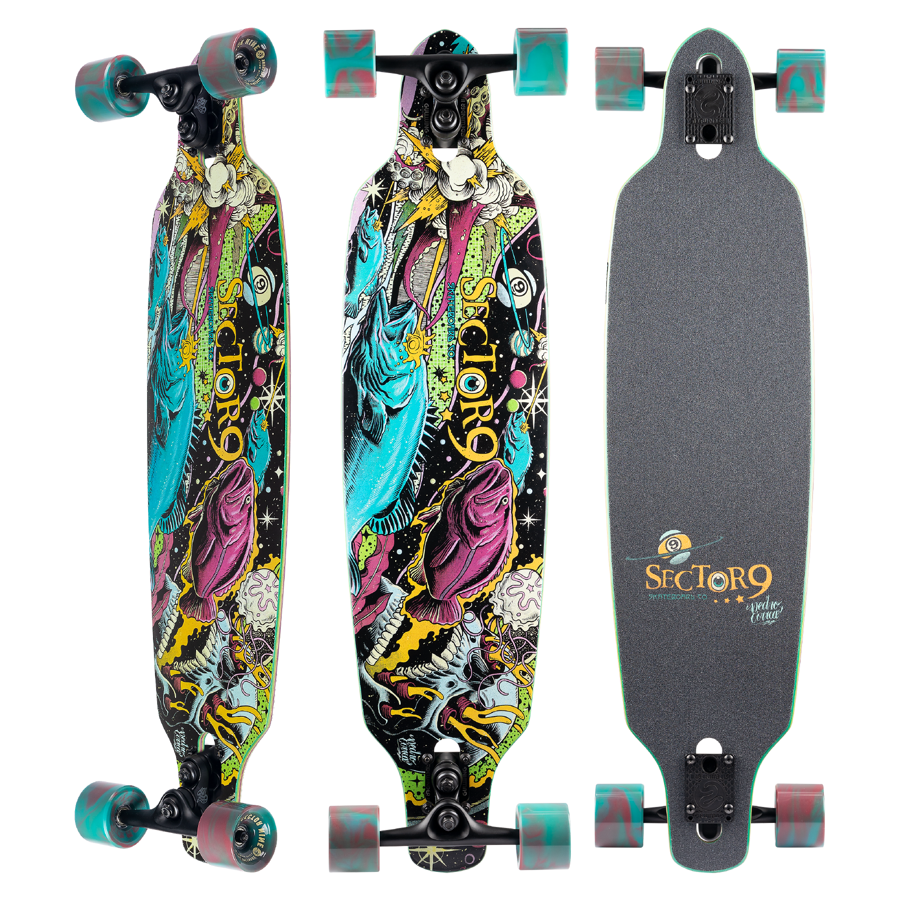 Premium Longboards Skateboards Decks Trucks Wheels Sector 9